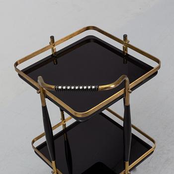 A mid 20th century serving trolley.