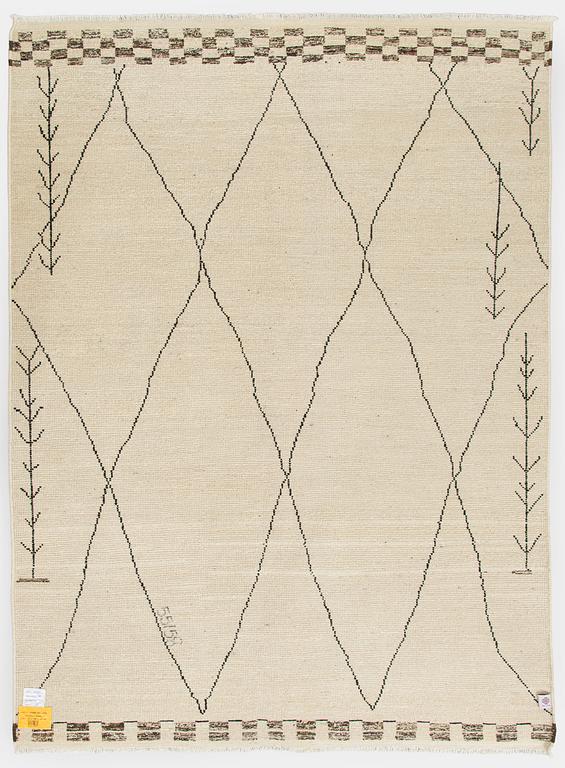 Matto, marokkolainen. Noin 199x 148 cm.