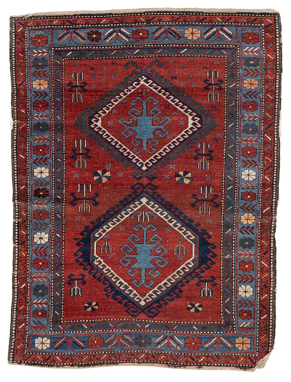 An antique Kazak rug, South Caucasus, c. 172 x 125 cm.