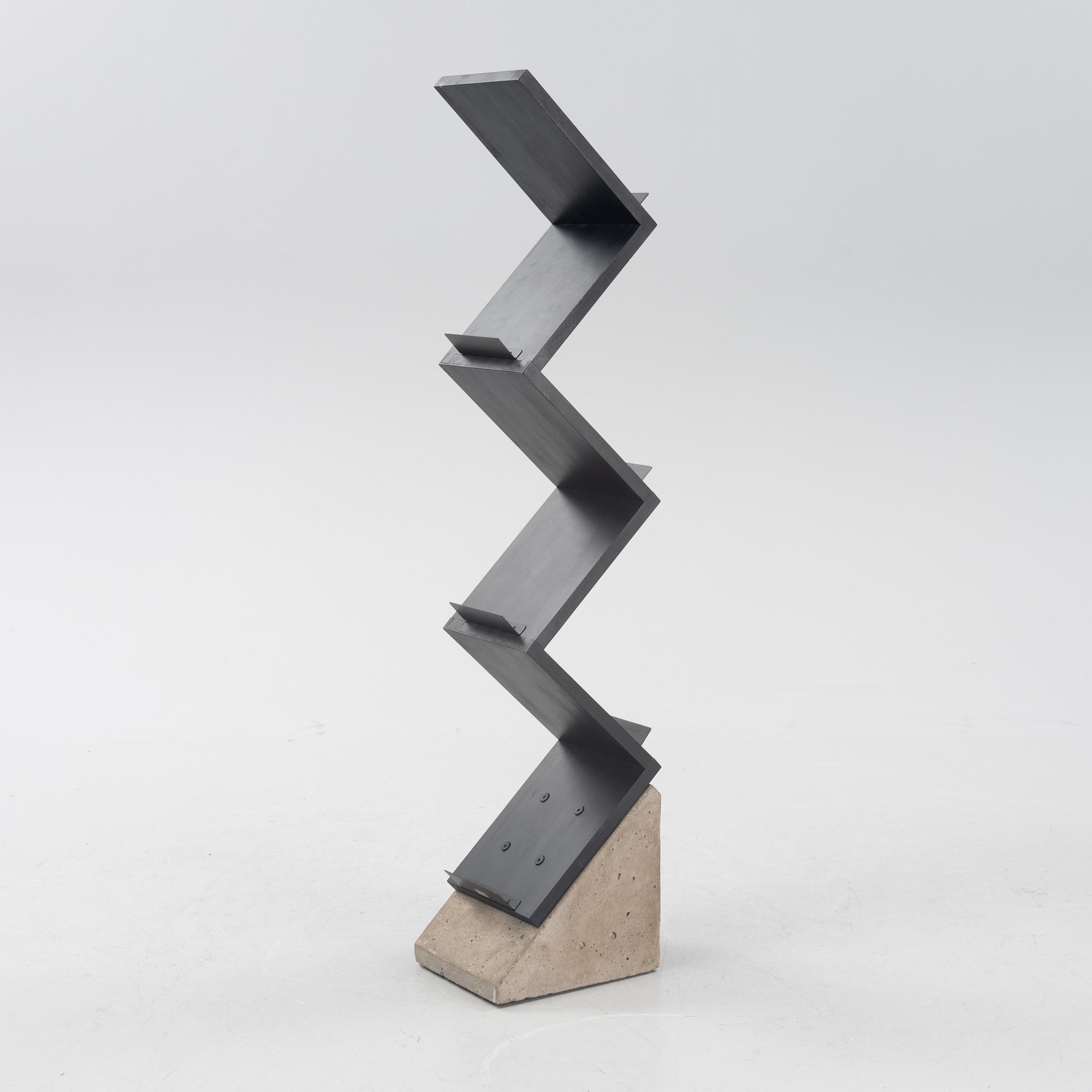 Jonas Bohlin, tidningshylla, "Zink", Källemo, formgiven 1984.