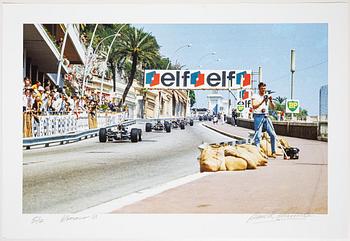 Kenneth Olausson, "Ronnie Peterson in F3, Monaco, 1969.".