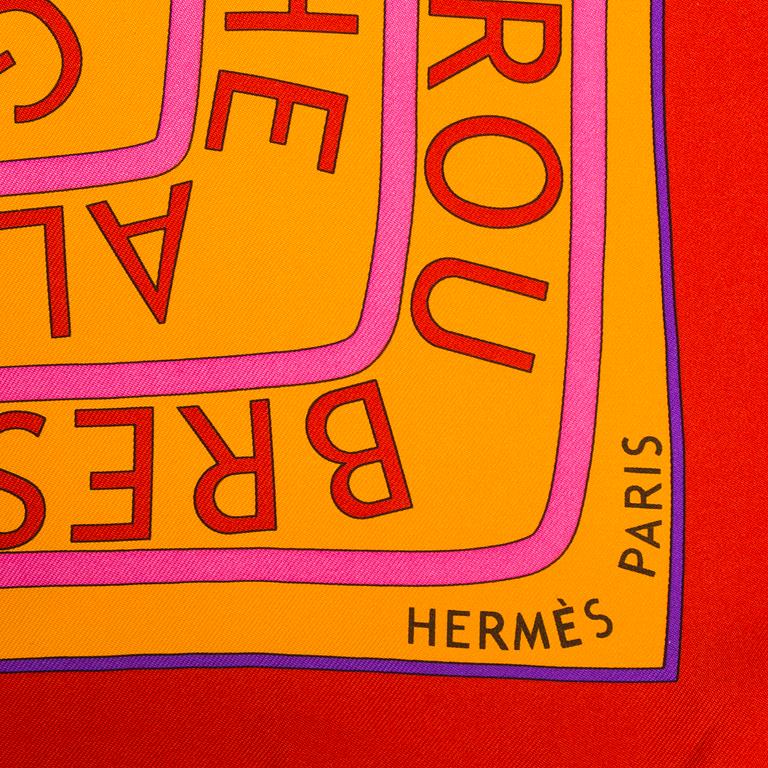 SCARF, "Les Sources De La Vie", Hermès.