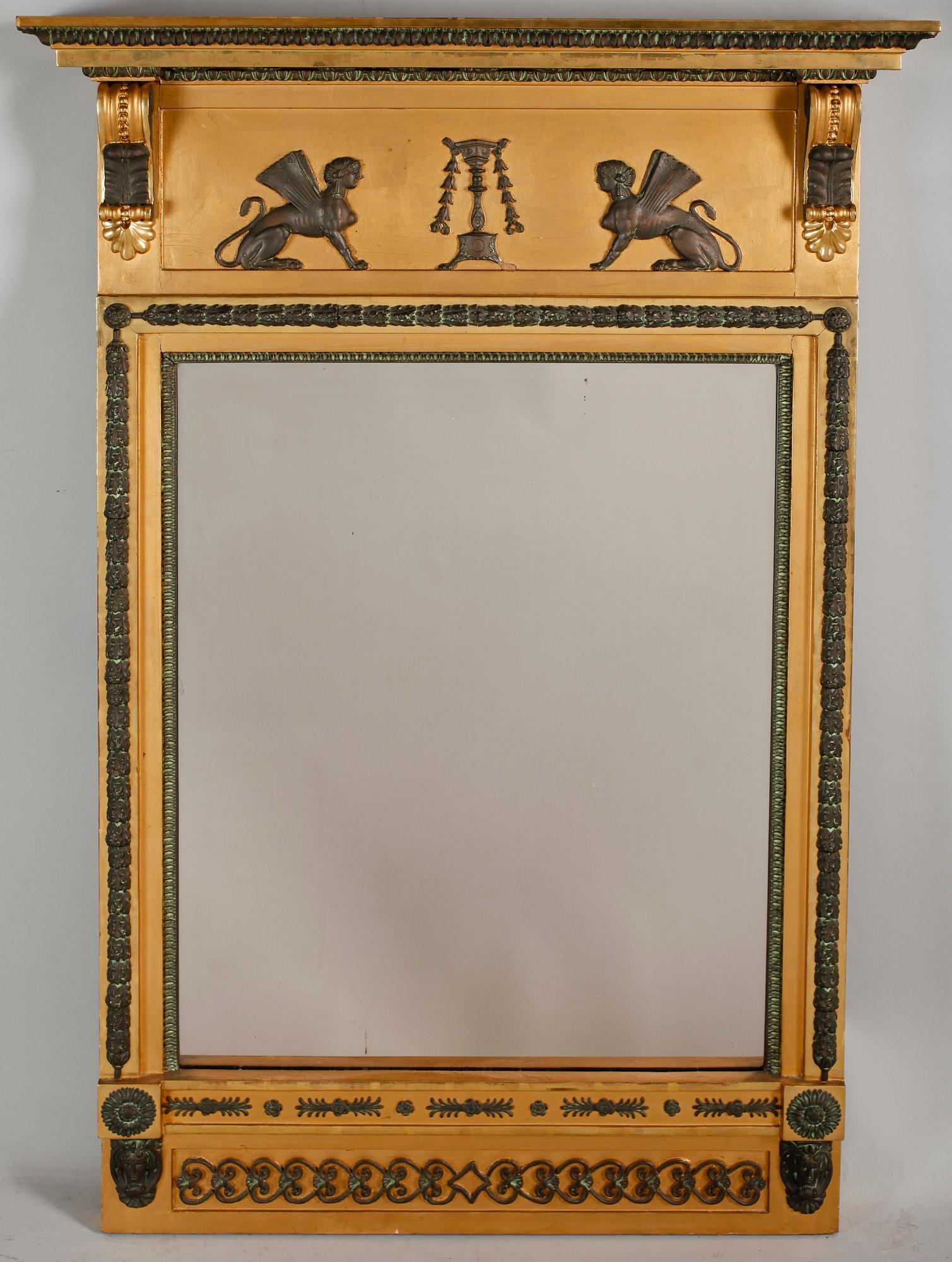 SPEGEL, sengustaviansk, tidigt 1800-tal.