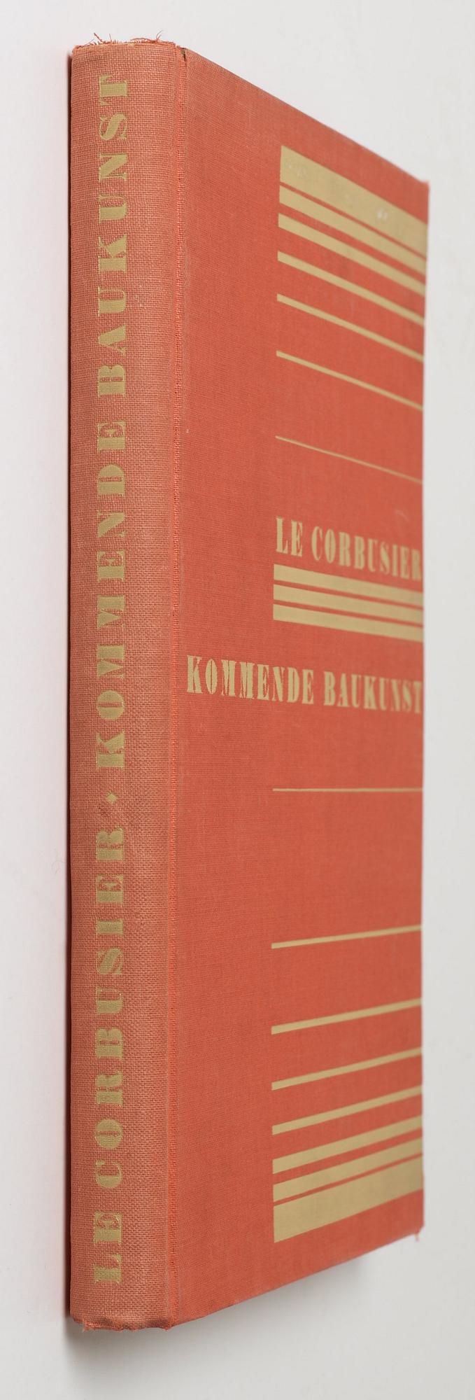 LE CORBUSIER, "Kommende  Baukunst".