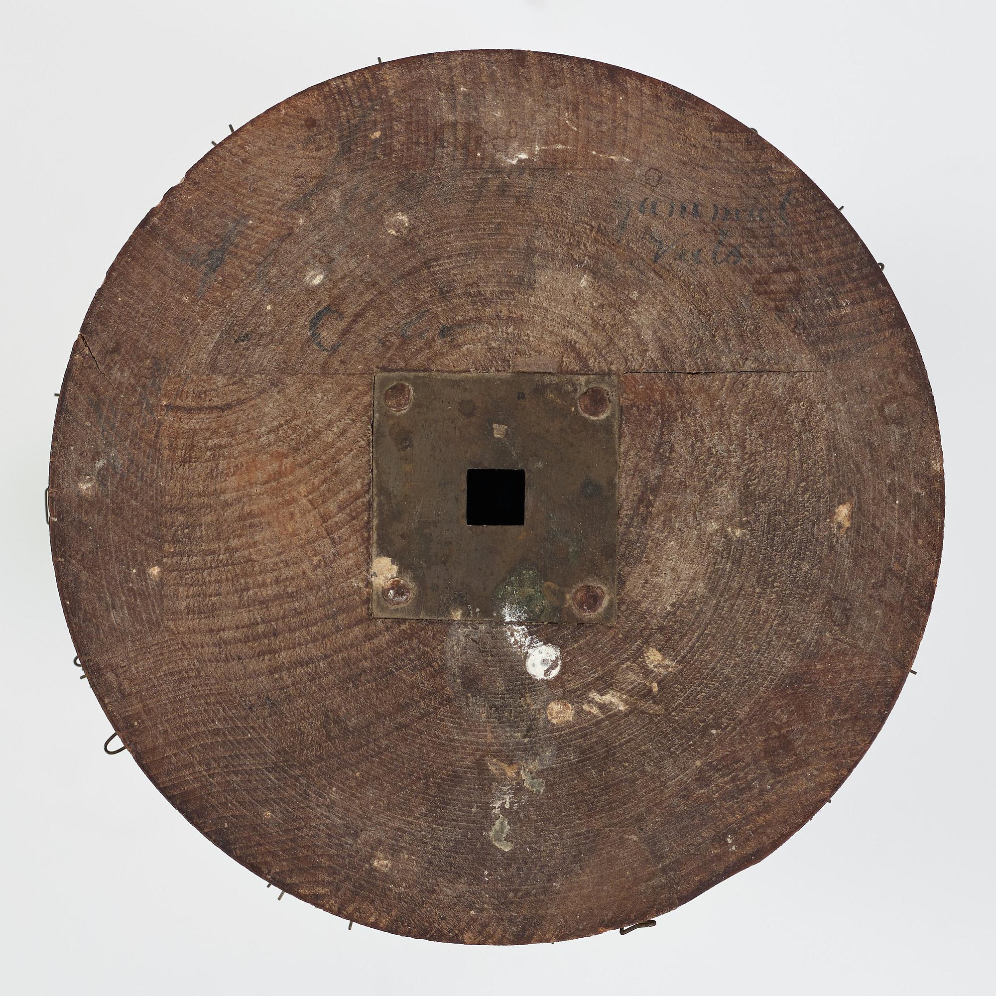 GOLVUR med spelverk, av Peter Strand 1798, med 14 stycken musikrullar. Sengustavianskt.