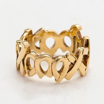 Tiffany & Co, Paloma Picasso, ring, 'XO', in 18K gold.