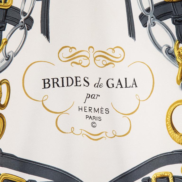 A silkscarf by Hermès, "Brides de gala".