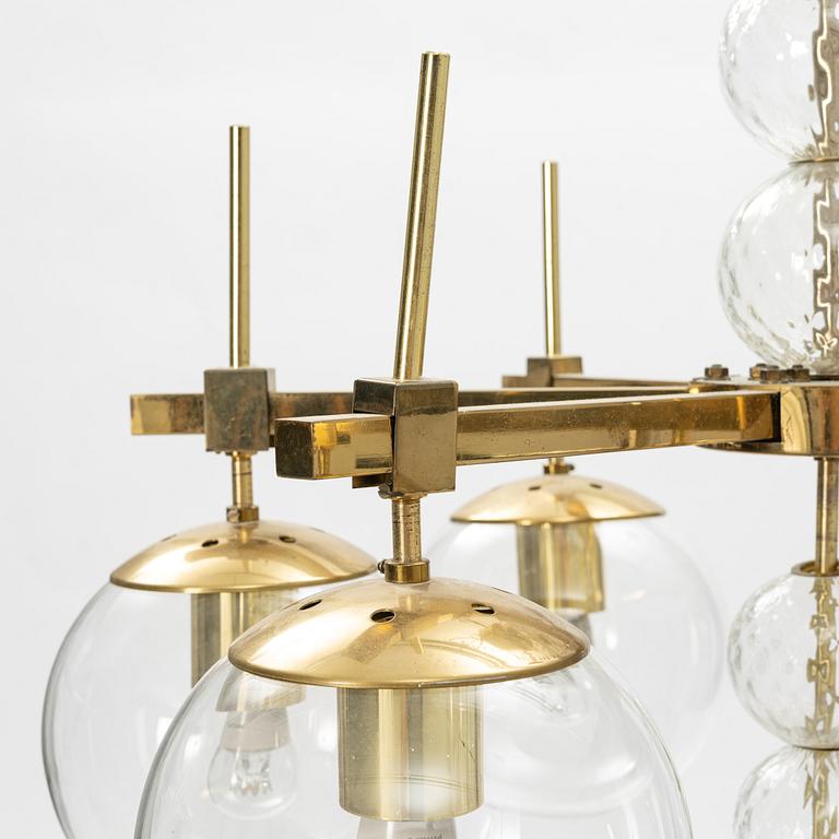 Kamenický Senov chandelier, a celing light, Czech Republic, second half of the 20th Century.