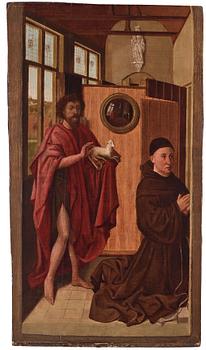 784. Robert Campin After, Heinrich von Werl and St John The Baptist.