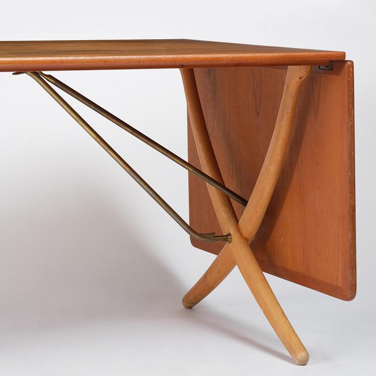 Hans J. Wegner, a dining table model "AT-304", Andreas Tuck, Denmark, 1960s.