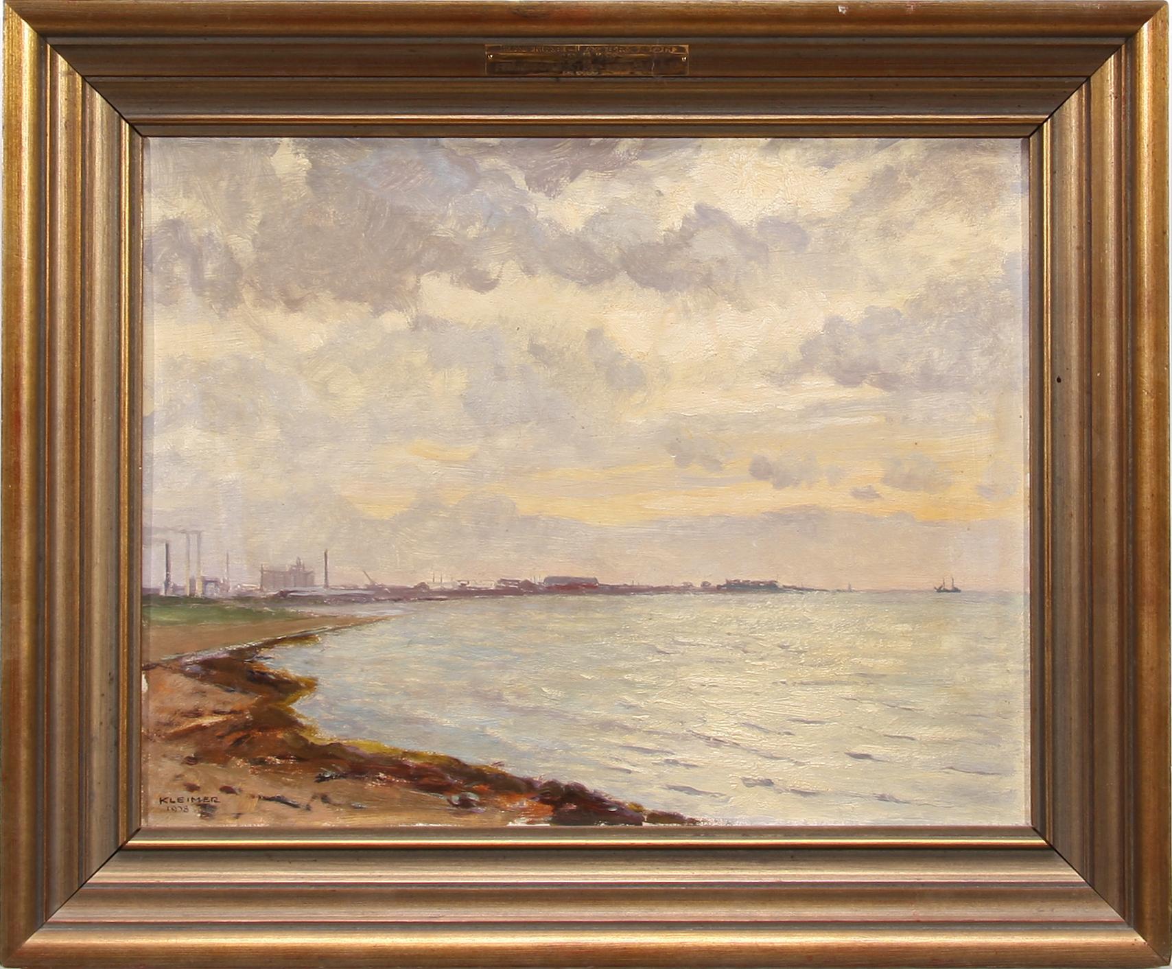 AXEL KLEIMER, olja på pannå, sign o dat 1936.