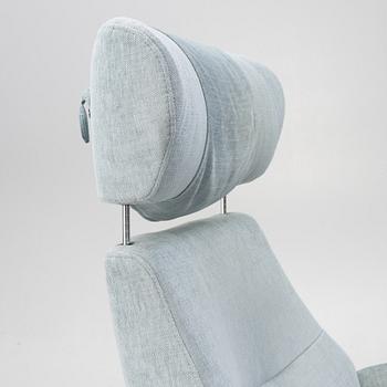 Jahn Aaamod, fåtölj med fotpall, Globe, Conform.