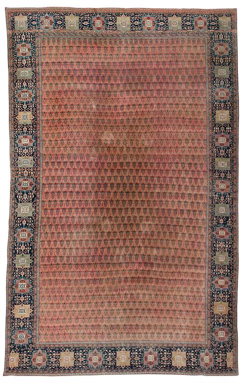 A CARPET. Antique/semi-antique Tabriz. 663 x 412 cm.