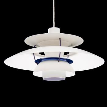 A Poul Henningsen PH5 ceiling light for Louis Poulsen, Denmark.