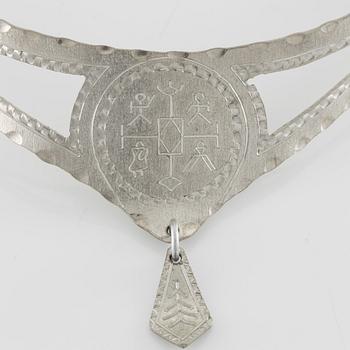 Necklace, pewter, Sweden.
