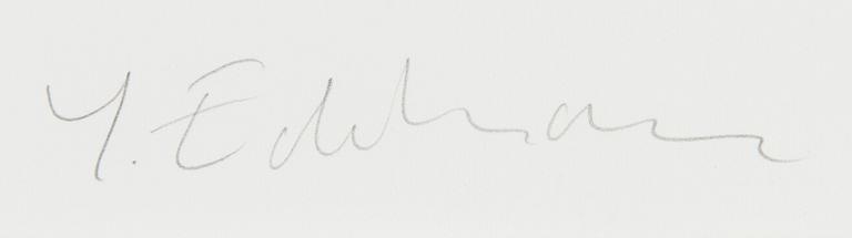 Yrjö Edelmann, Composition with pink paper.