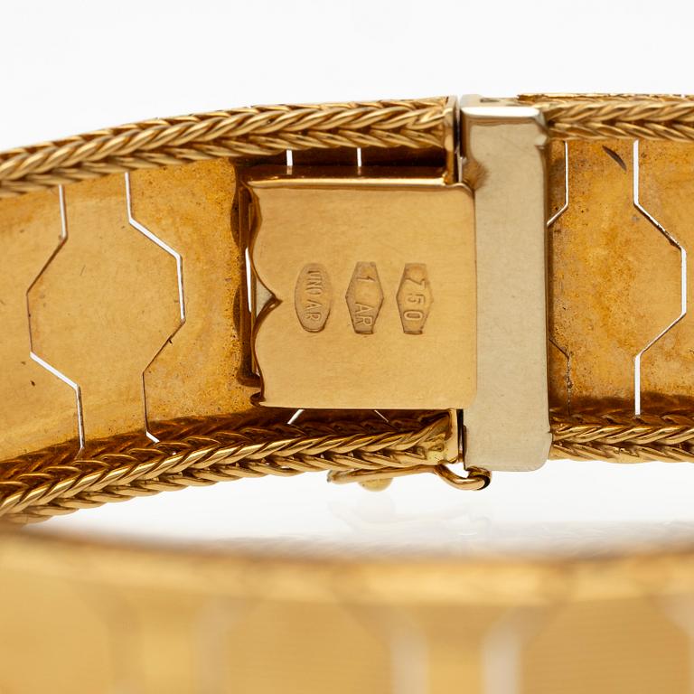 Armband, 18k guld, Uno A Erre, Italien.