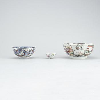 PARTI KINA, 3 delar, porslin, 17-1900-tal.