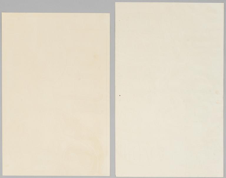 Wes Wilson, concert posters, a pair, West Coast Lithograph, 1967.