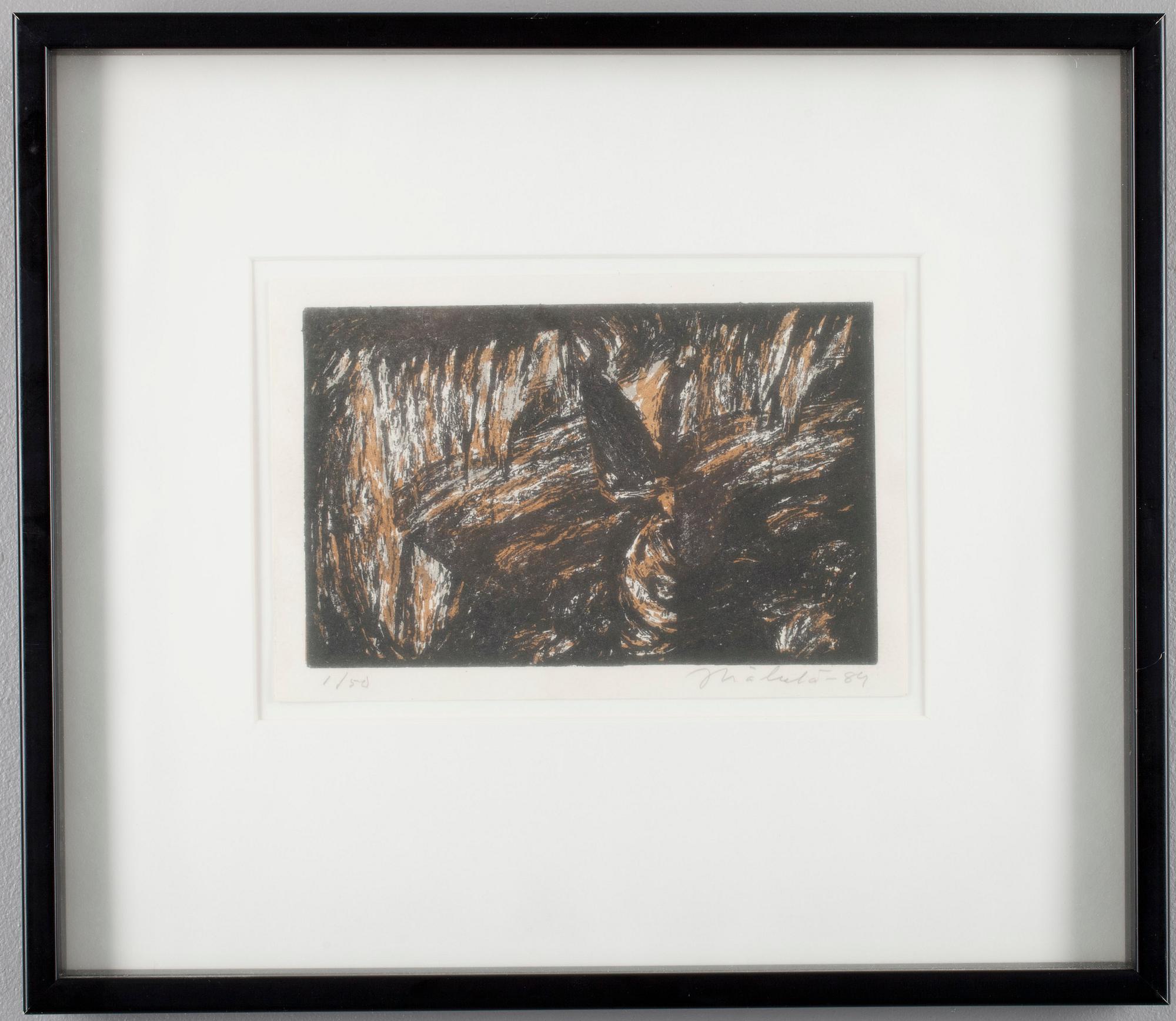 JUKKA MÄKELÄ, etsningar, 2 st, signerad och daterad -84, numrerad 1/50.