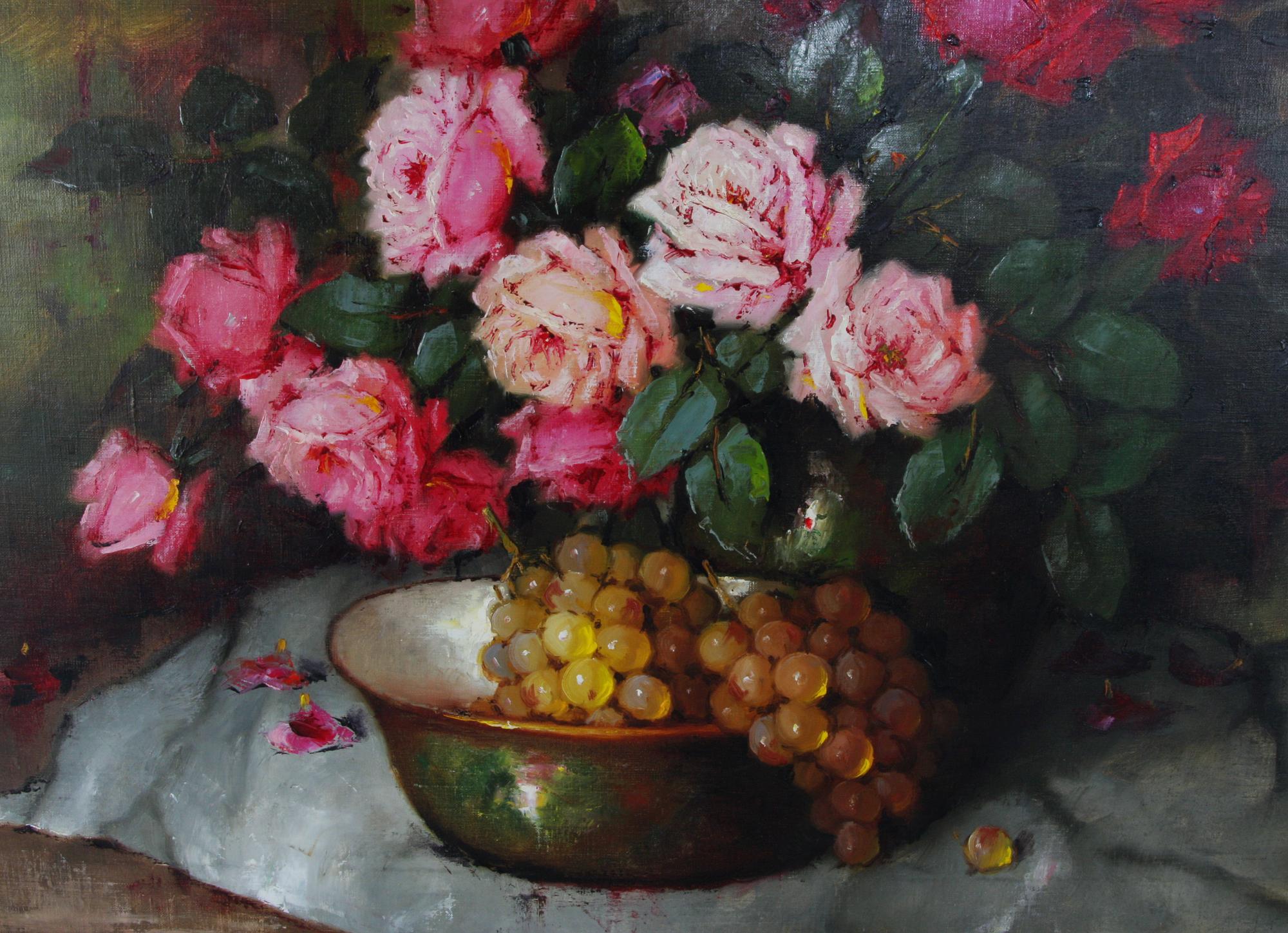 CARL H FISCHER, olja på duk, sign.