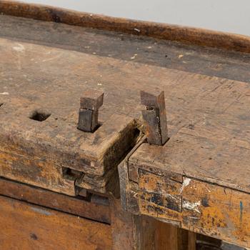 A Swedish 19th century workbench.