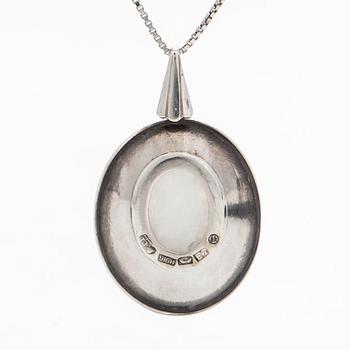 Torbjörn Tillander, a silver necklace for Kalevala Koru, 1958.