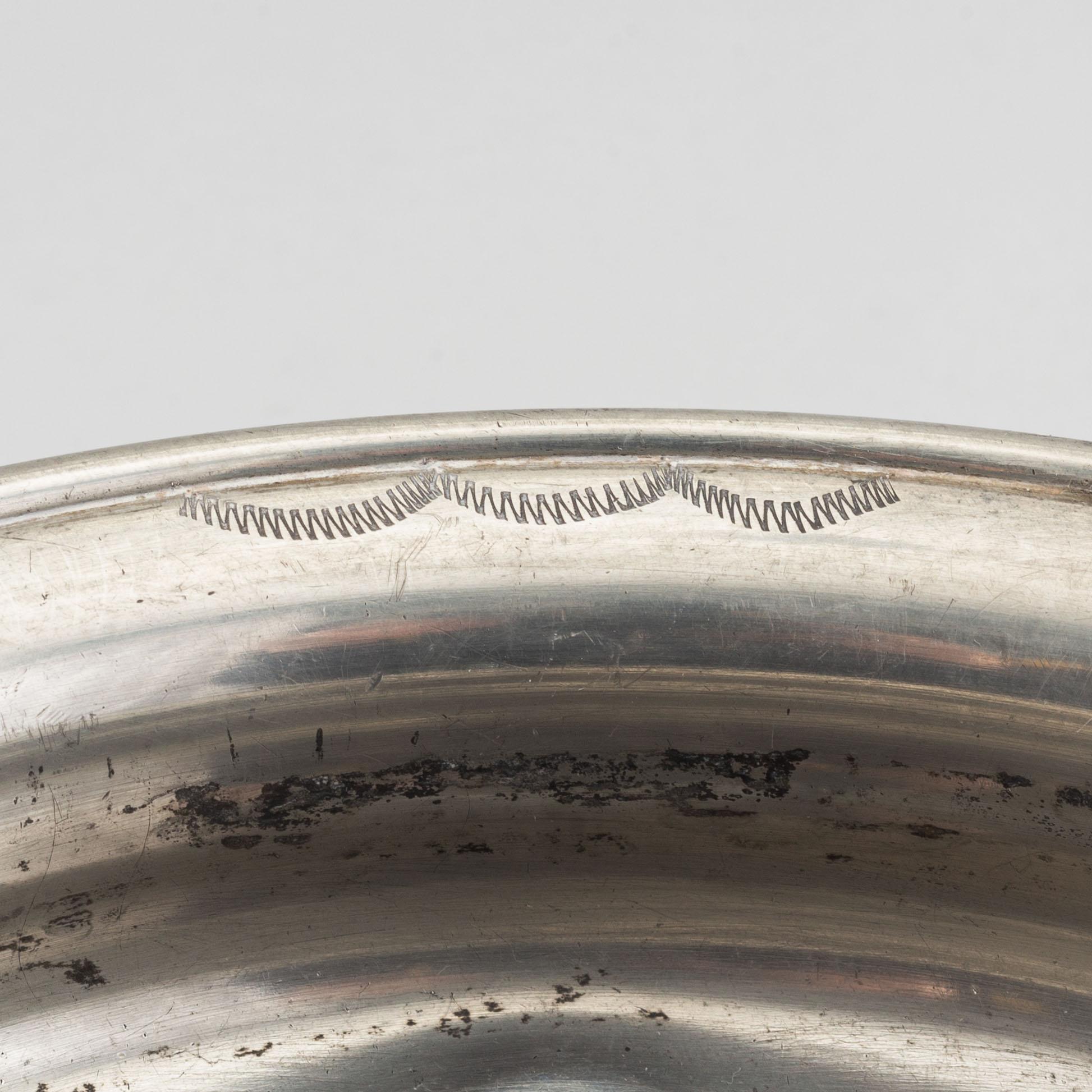 Anna Petrus, a pewter bowl, Svenskt Tenn, Stockholm, 1930.