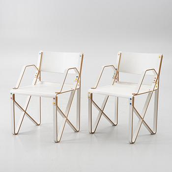 Lars Liljekvist, a pair of armchairs, 2000s.