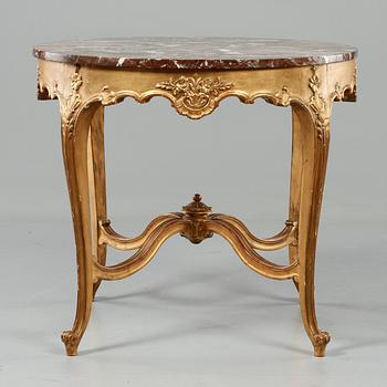 SALONGSGRUPP, 6 delar, rokokostil, 1900-talets mitt.
