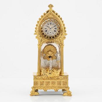 Fickursställ, 1800-talets mitt, samt fickur Paul Jeannot/C Robert.