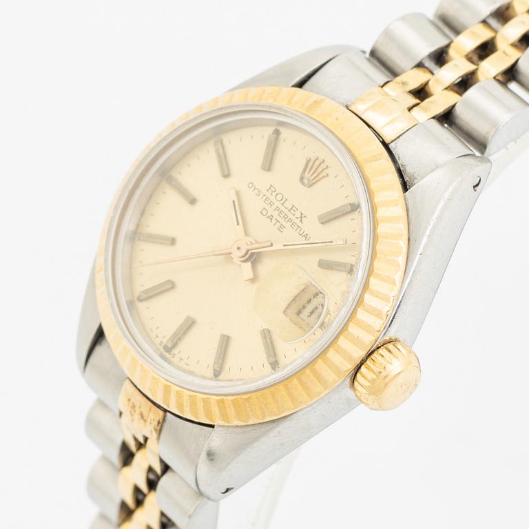 Rolex, Oyster Perpetual, Date, wristwatch, 26 mm.