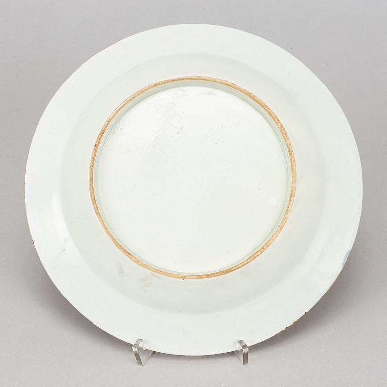 13 porcelain dishes, Samson, France, circa 1900.