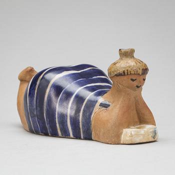 FIGURIN, stengods, "Beata", Lisa Larson, Gustavsberg.