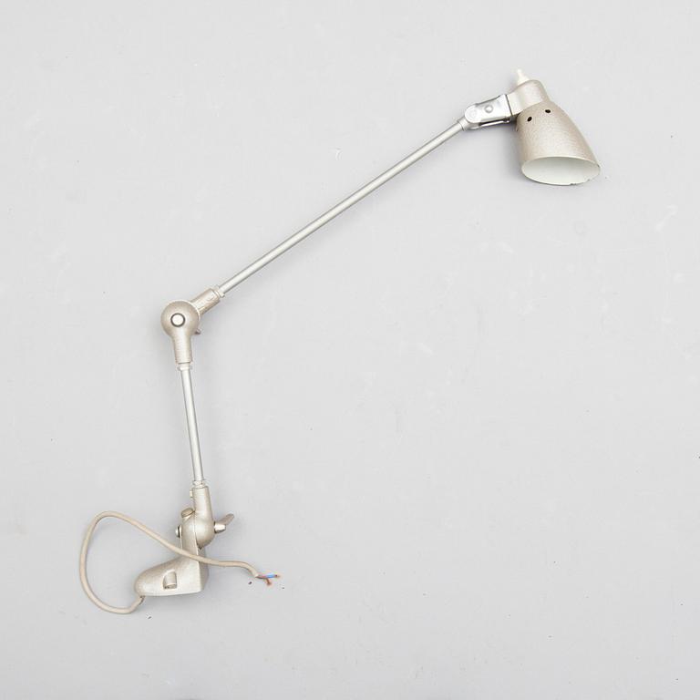 INDUSTRILAMPA, metall, etikettmärkt Pfaff, Tyskland, 1900-talets mitt.