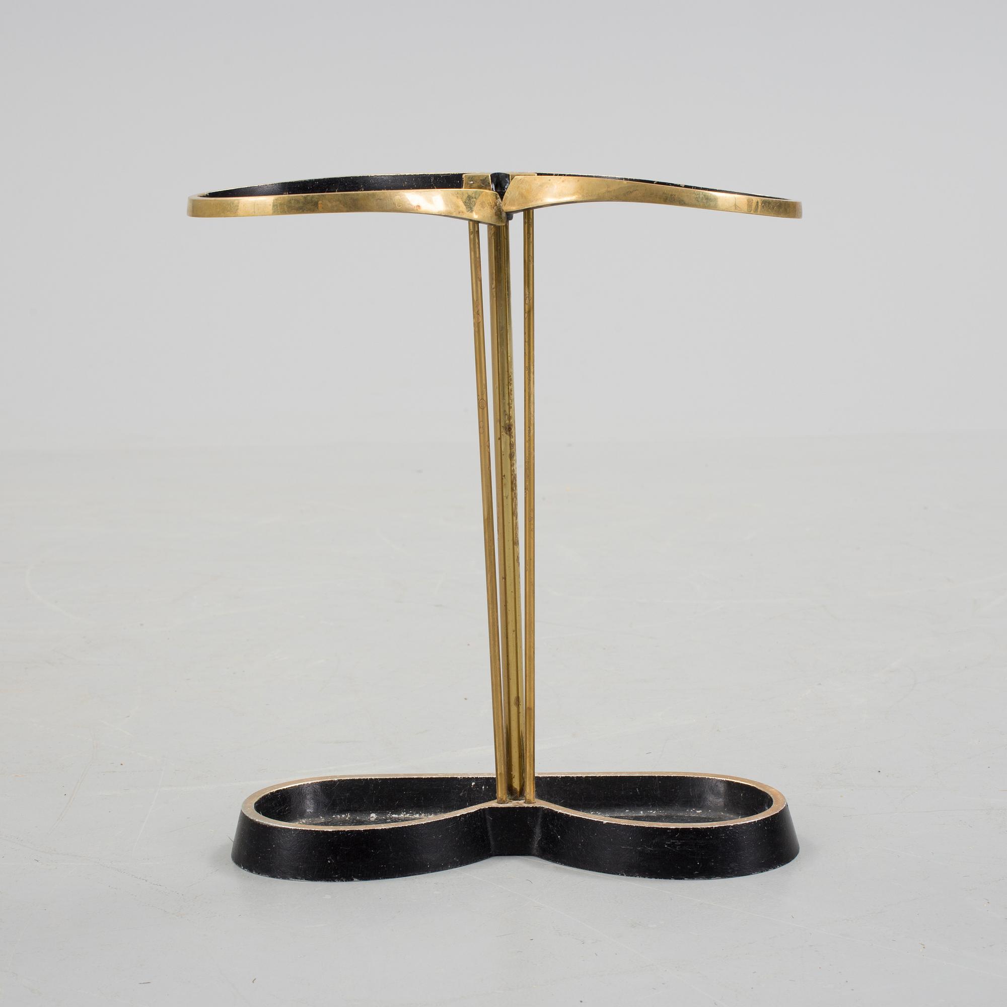 A mid 20th century brass umbrella stand Germany.