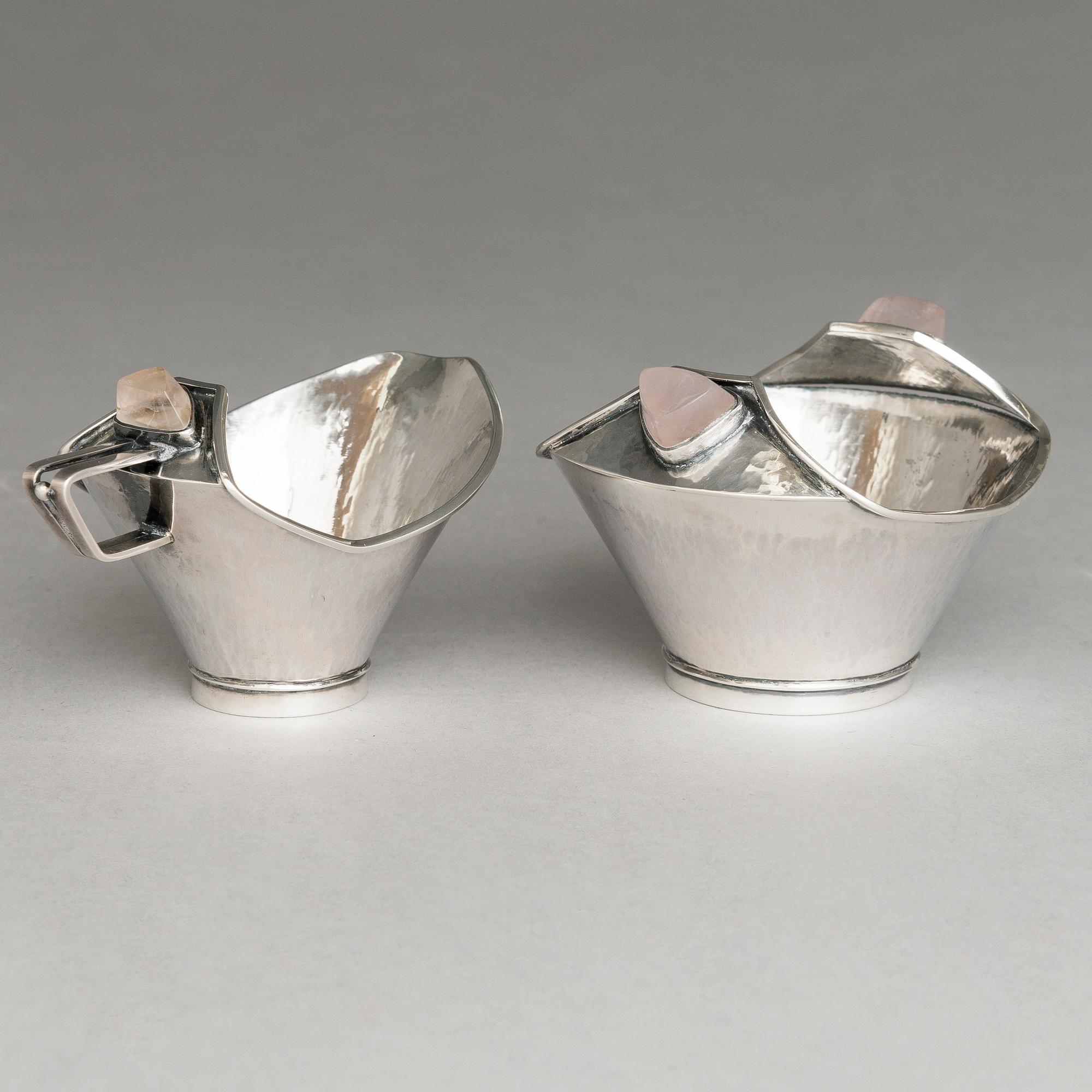 REIJO SIRKEOJA, Servis, 5 delar, silver, Pirkan Kulta, Tammerfors 1958-59.