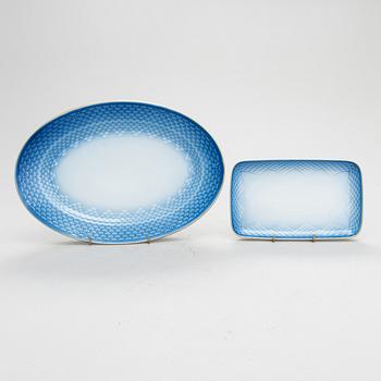 Mat- och kaffeservis, 47 delar, porslin, "Blå ton", Bing & Gröndahl/Royal Copenhagen, Danmark.