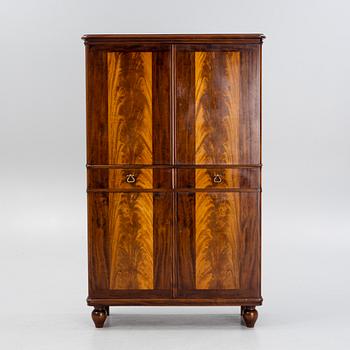 Carl Malmsten, a mahogany veneered cabinet, designed 1941.