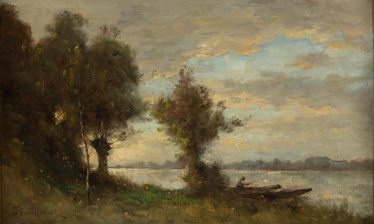 Paul Désiré Trouillebert, oil on canvas, signed.