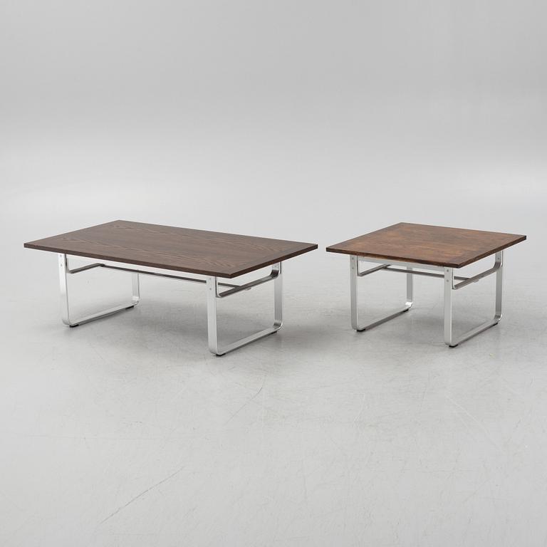 Karl Erik Ekselius, two 'Mondo' coffee tables, 1970s.