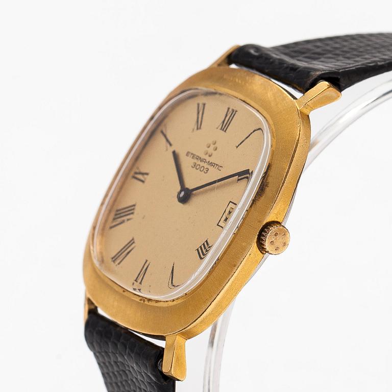 Eterna-Matic, 3003, armbandsur, 34 x 36 mm.