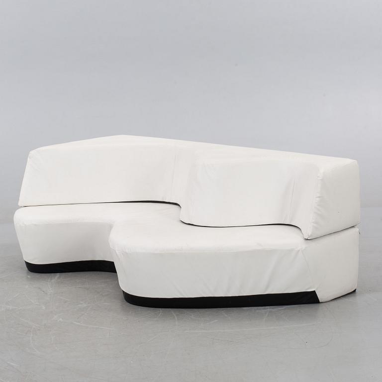 SOFA, sculptural, 2 parts. 1970s.