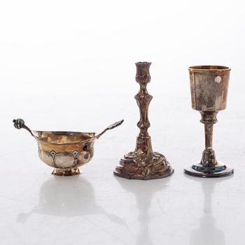 "The Swedish silver treasure", 10 miniatures, silver, GAB, Eskilstuna 1980-1983.