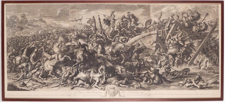 Charles Le Brun, after, The Battle of Granicus.