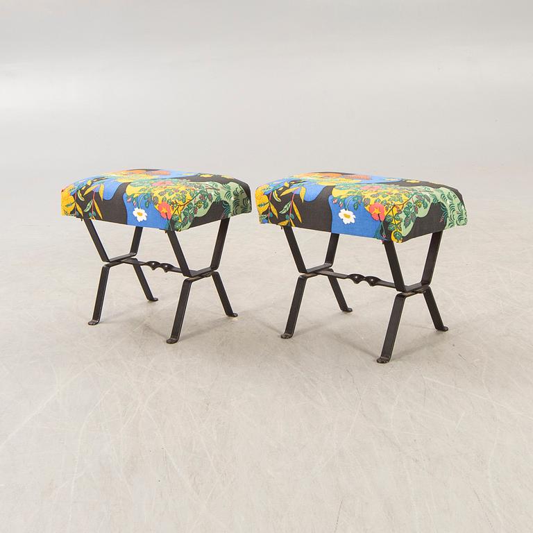 A pair of stools from Heinz Hergert Metallwaren mid 1900s.