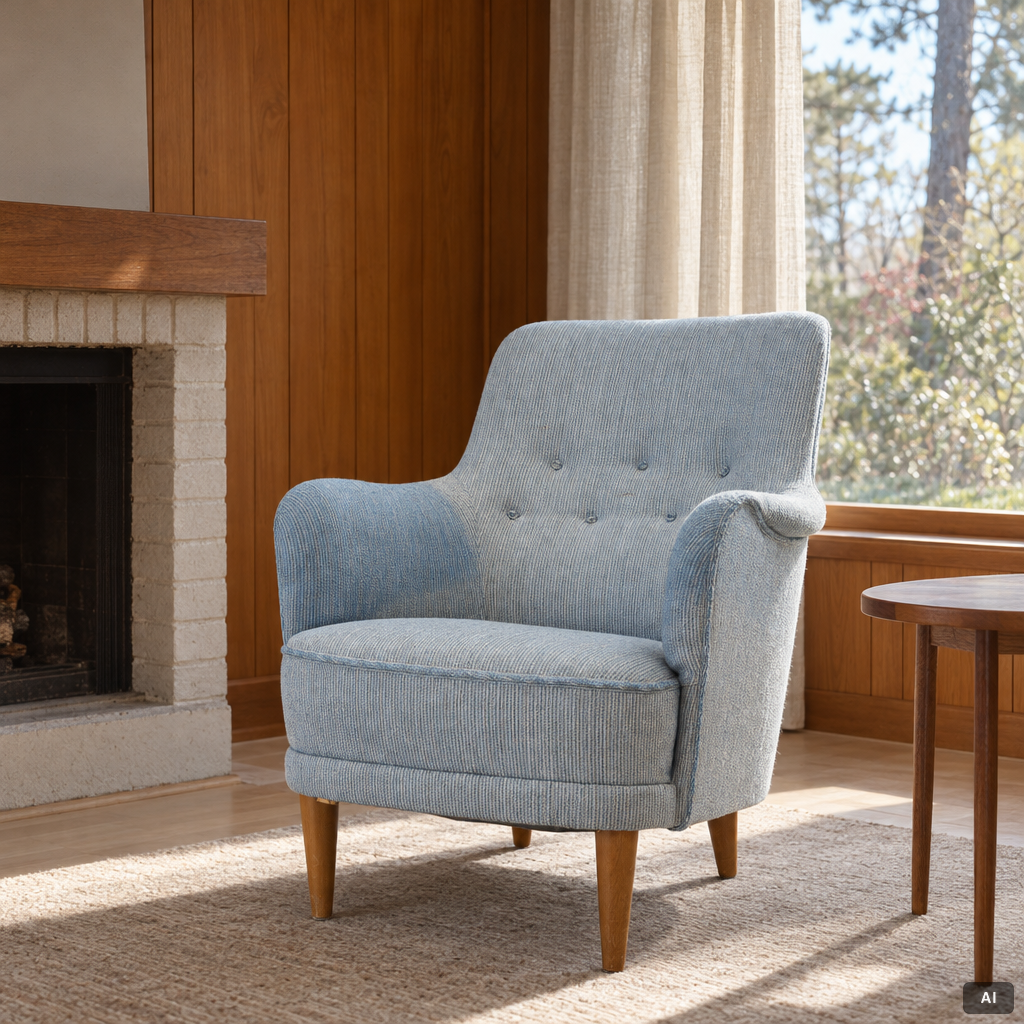 Carl Malmsten, A “Samsas” armchair, second half of the 20th century.