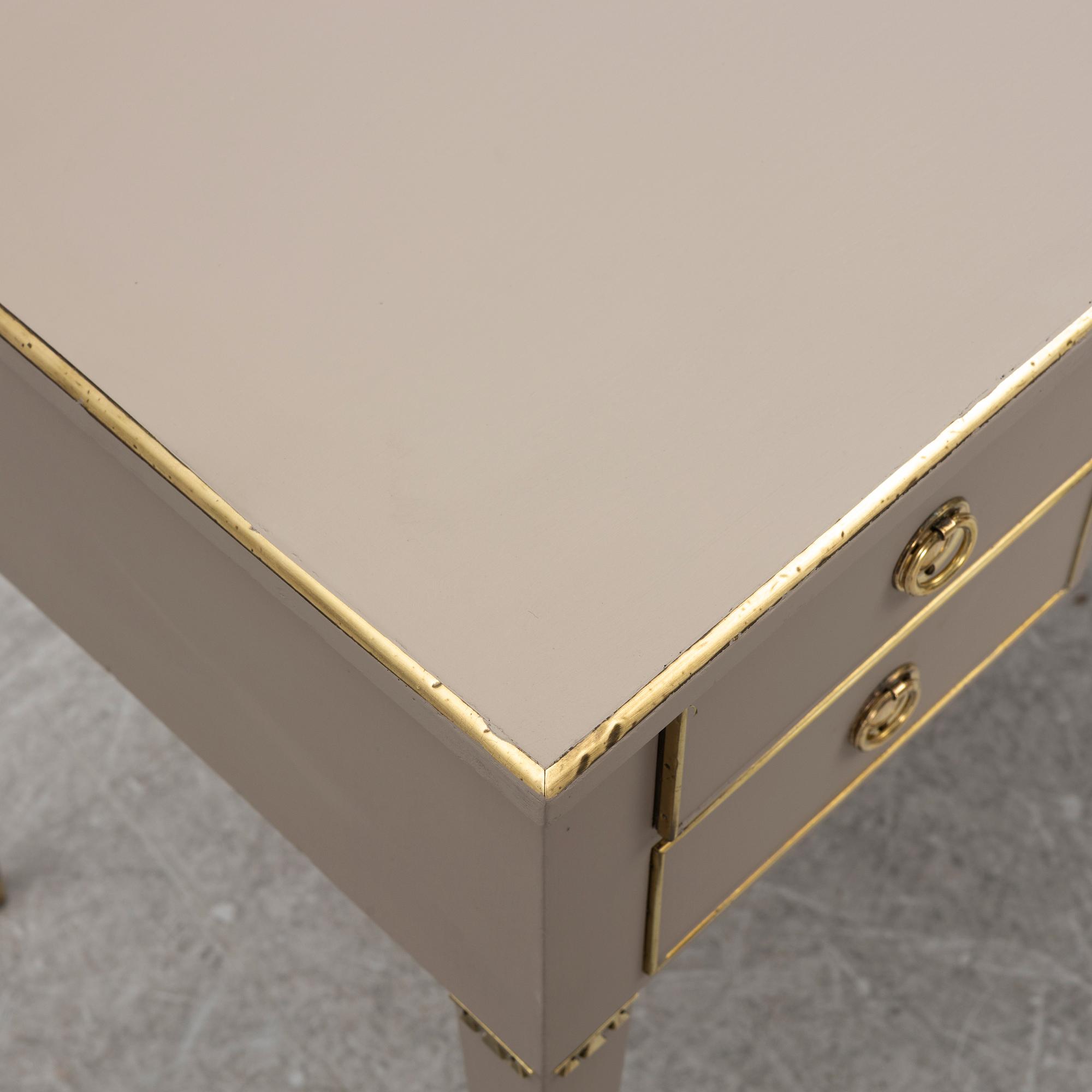 A Gustavian style ladies' writing desk, mid-20th century.