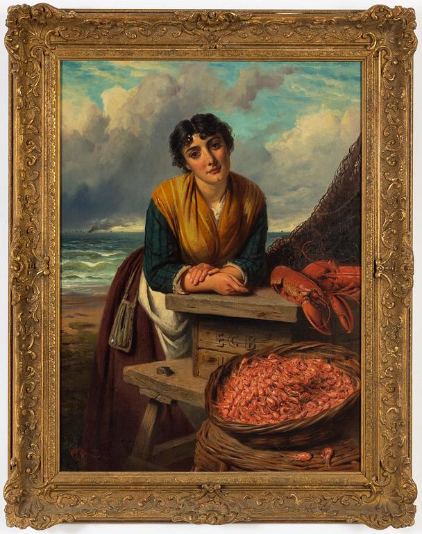 Edward Charles Barnes, oil on canvas, signed with monogram.