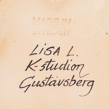 Lisa Larson, figuriner, 2 st, K-Studion, Gustavsberg.